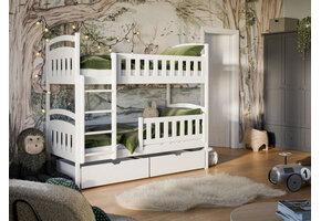 2dekans Stapelbed met Lade Ilias - 2-persoons - 90 x 200 - Kinderbed | Niet in originele verpakking
