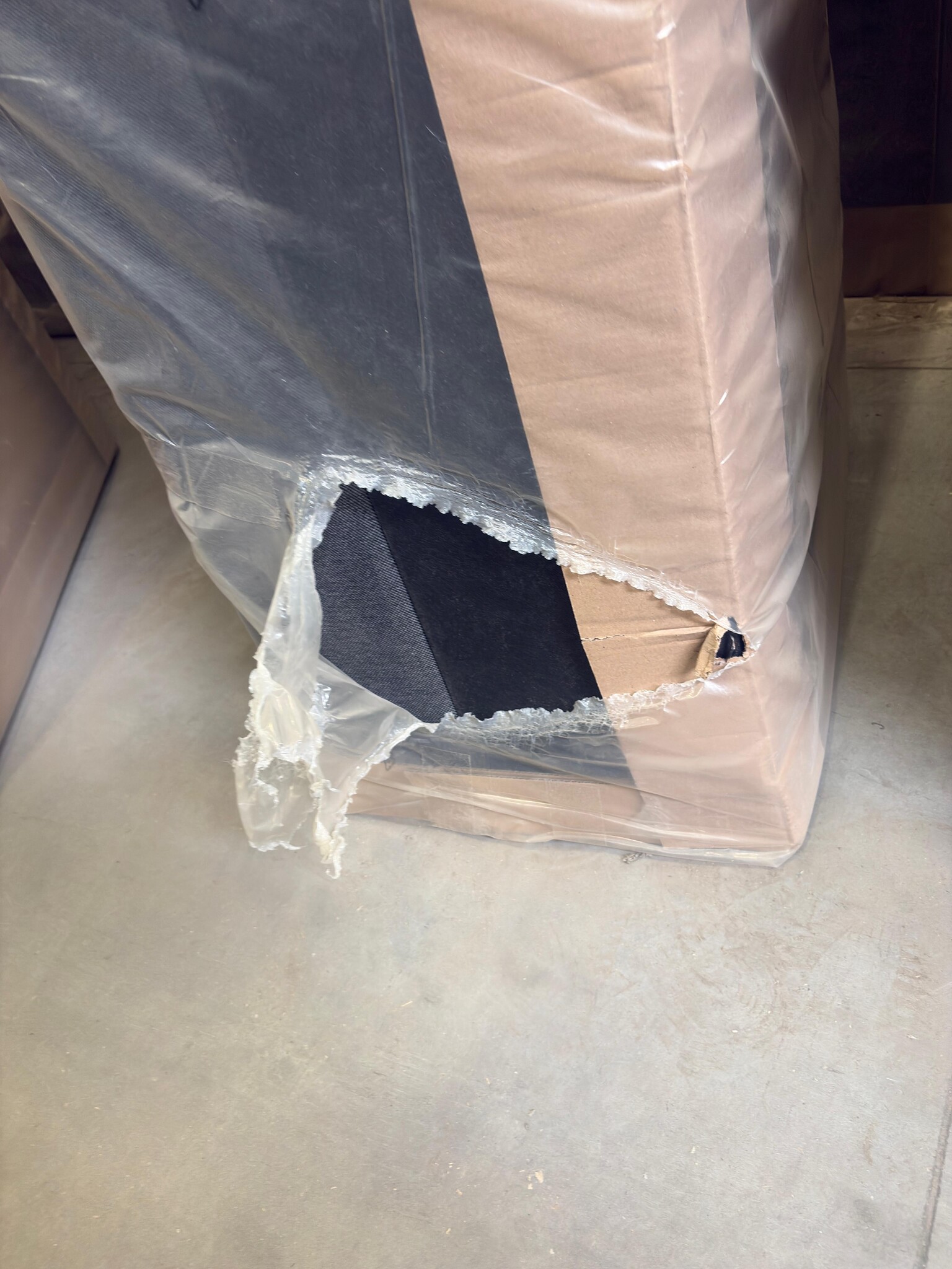 2dekans Boxspring met opbergruimte Bloss - 180 x 200  Antraciet  [Kleine stofschades]