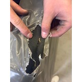 2dekans Boxspring met opbergruimte Bloss - 140 x 200  Zwart [Kleine stofschades aan boxen en hoofdbord]