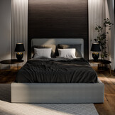 OP=OP Opberg Bed Parma 180 x 200 Ijsblauw