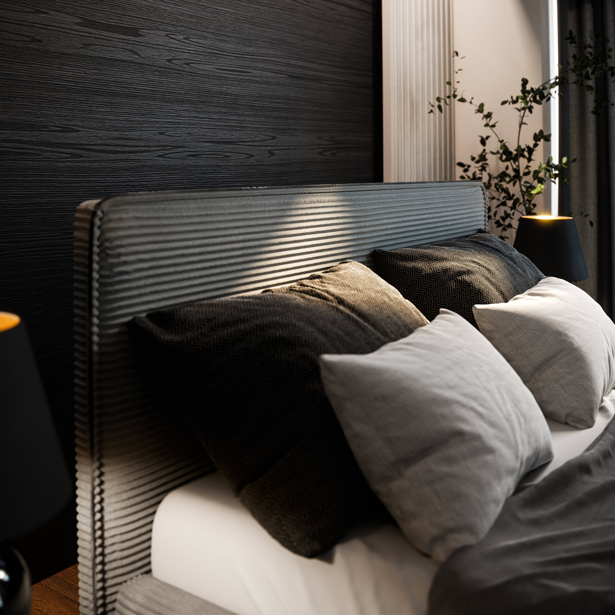 OP=OP Opberg Bed Parma 180 x 200 Ijsblauw