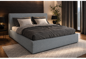 OP=OP Opberg Bed Parma 180 x 200 Ijsblauw