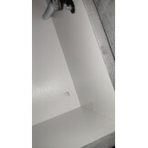 2dekans Opberg Boxspring Chevron 160 x 200 Velvet Licht Grijs - Krakend geluid + Schade - Niet in originele verpakking