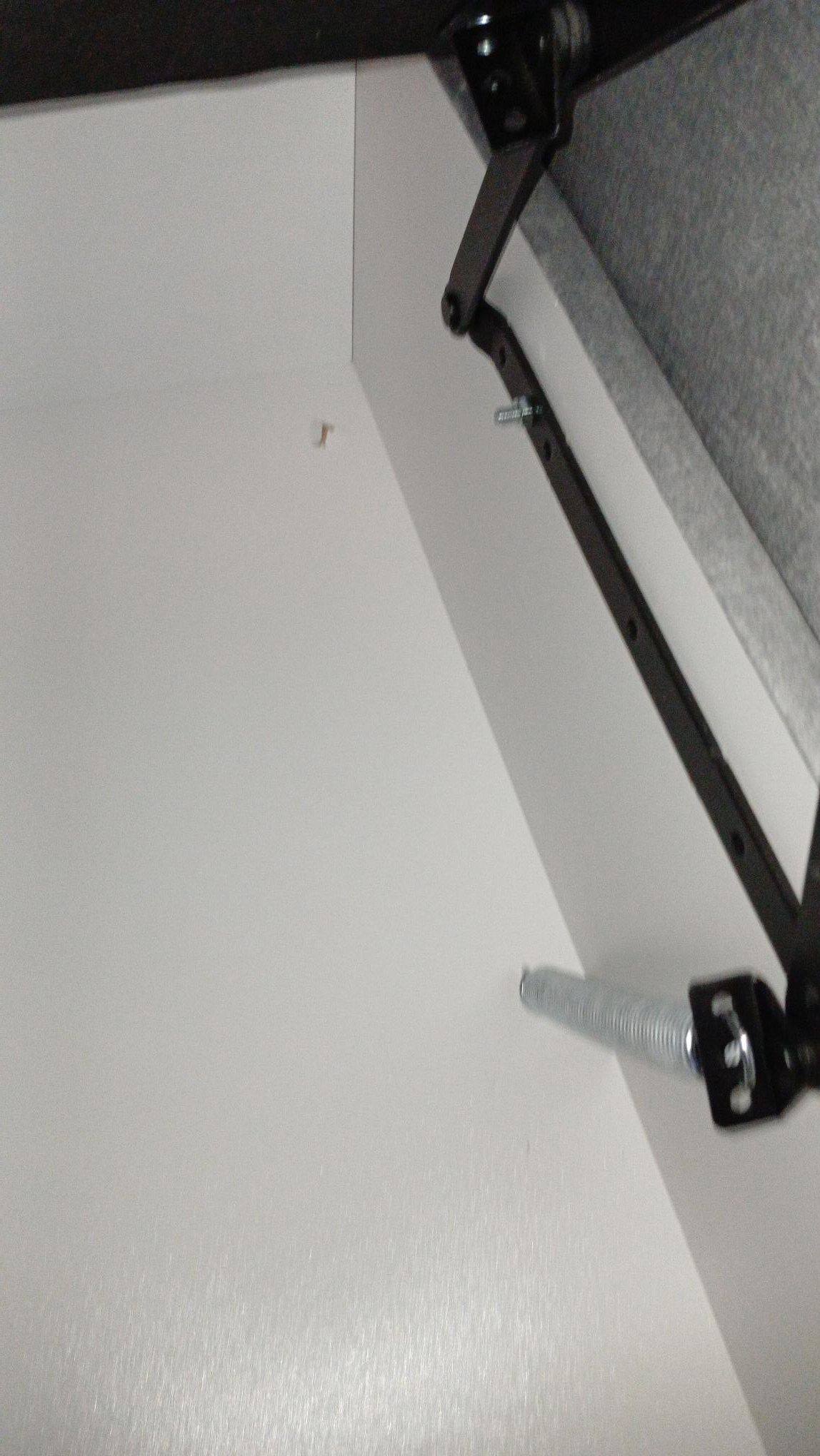 2dekans Opberg Boxspring Chevron 160 x 200 Velvet Licht Grijs - Krakend geluid + Schade - Niet in originele verpakking