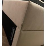 2dekans Opberg Boxspring Levi 180 x 200 Creme - (Stofschade hoekjes - Niet in originele verpakking - Kans op schade)