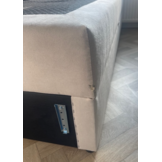 2dekans Opberg Boxspring Levi 180 x 200 Creme - (Stofschade hoekjes - Niet in originele verpakking - Kans op schade)