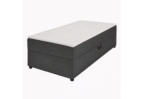 2dekans Opberg Box Links 80 x 200 Antraciet - incl. Matras - Niet in originele verpakking - Kans op schade