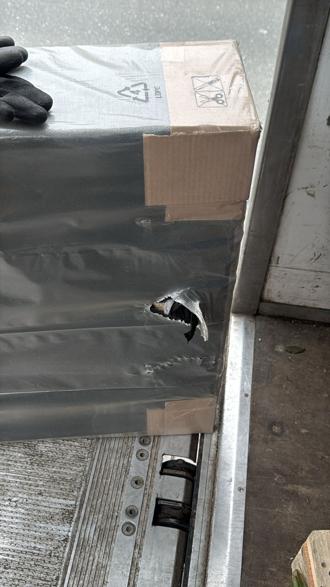 2dekans Vaste Boxspring Box Zonder Matras 70 x 200 Grijs - (Stofschade doek - Niet in originele verpakking)