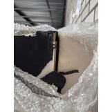 2dekans Opberg Box Rechts 90 x 200 Creme - incl. Matras - (Stofschade hoek - Niet in originele verpakking - Kans op schade)