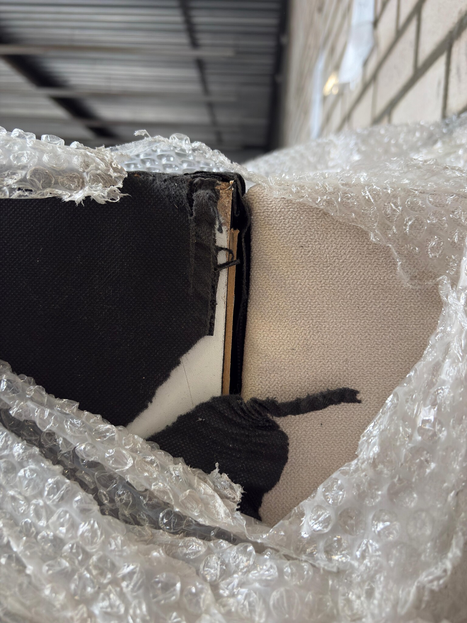 2dekans Opberg Box Rechts 90 x 200 Creme - incl. Matras - (Stofschade hoek - Niet in originele verpakking - Kans op schade)