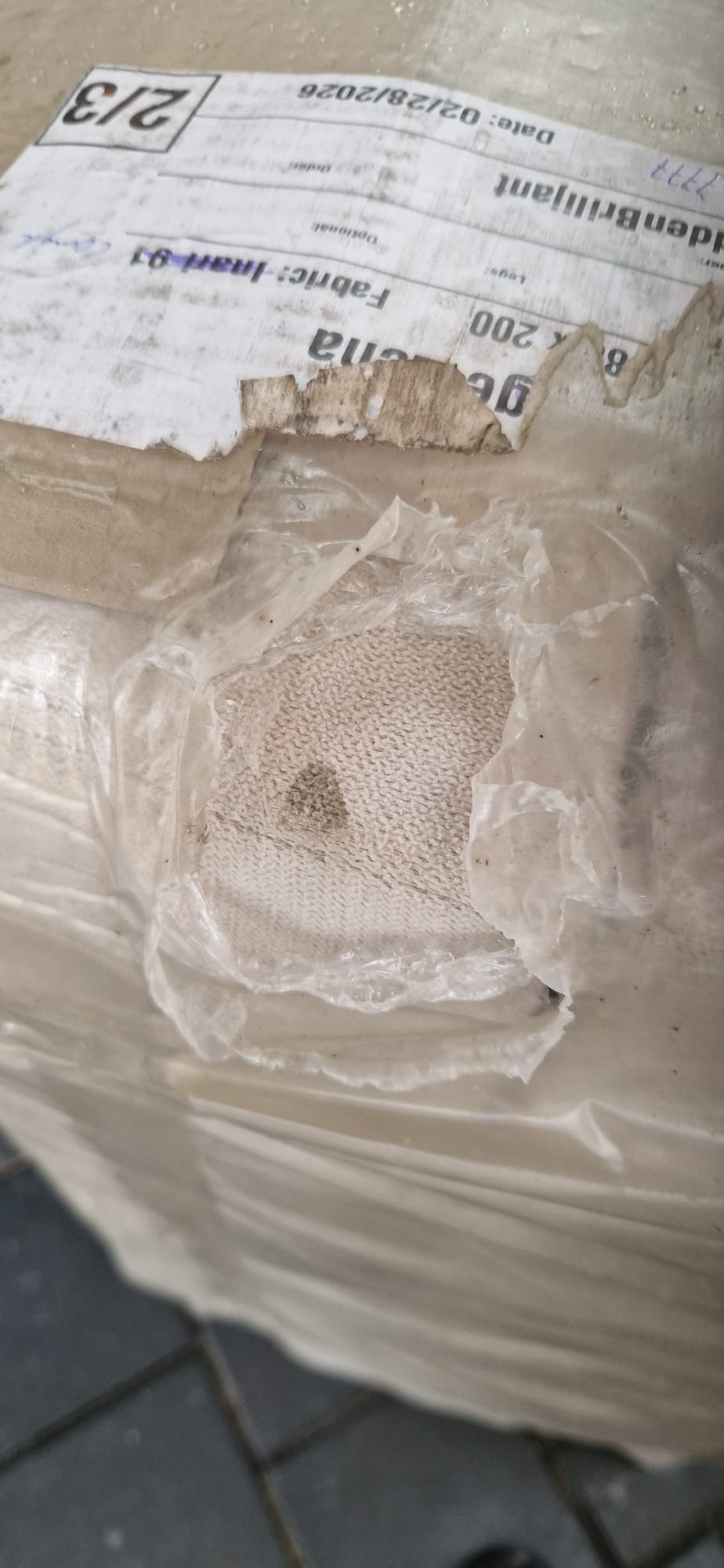 2dekans Opberg Box Rechts 90 x 200 Creme - incl. Matras - (Stofschade hoek - Niet in originele verpakking - Kans op schade)