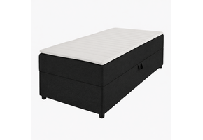 2dekans Opberg Box Links 70 x 200 Zwart - incl. Matras (Bodemplaat beschadigd)