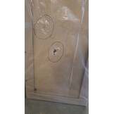 2dekans Opberg Box Basic Links 70 x 200 Zwart - incl. Matras (Bodemplaat beschadigd)