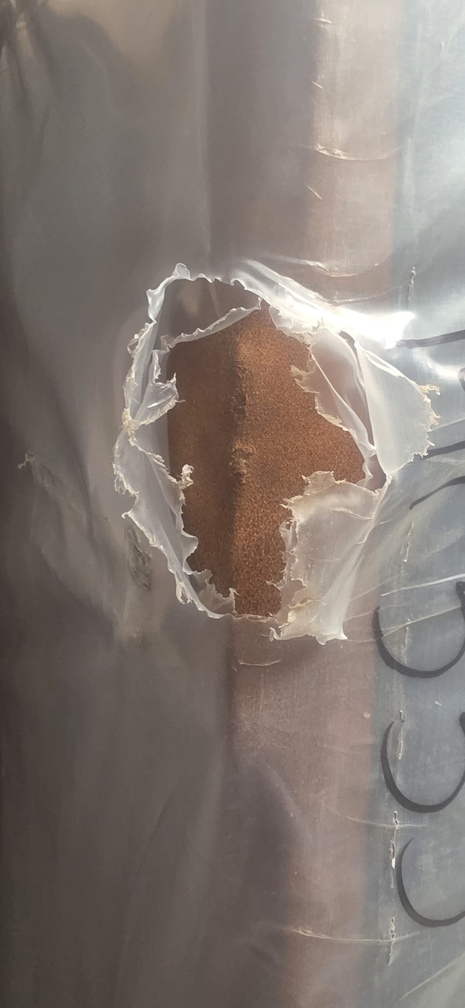 2dekans Opberg boxspring Andy - 180 x 210 Suede Cognac | 40 cm opbergboxen + Voetbord met TV-lift (Stofschade + Niet in originele verpakking)