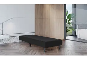 2dekans Vaste Boxspring Box Zonder Matras 80 x 200 Zwart  - (indraaimoer in de box - Niet in originele verpakking)