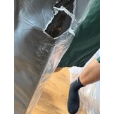 2dekans Opberg boxspring Andy | 160 x 220 Antraciet - Incl. Voetbord (Stofschade)