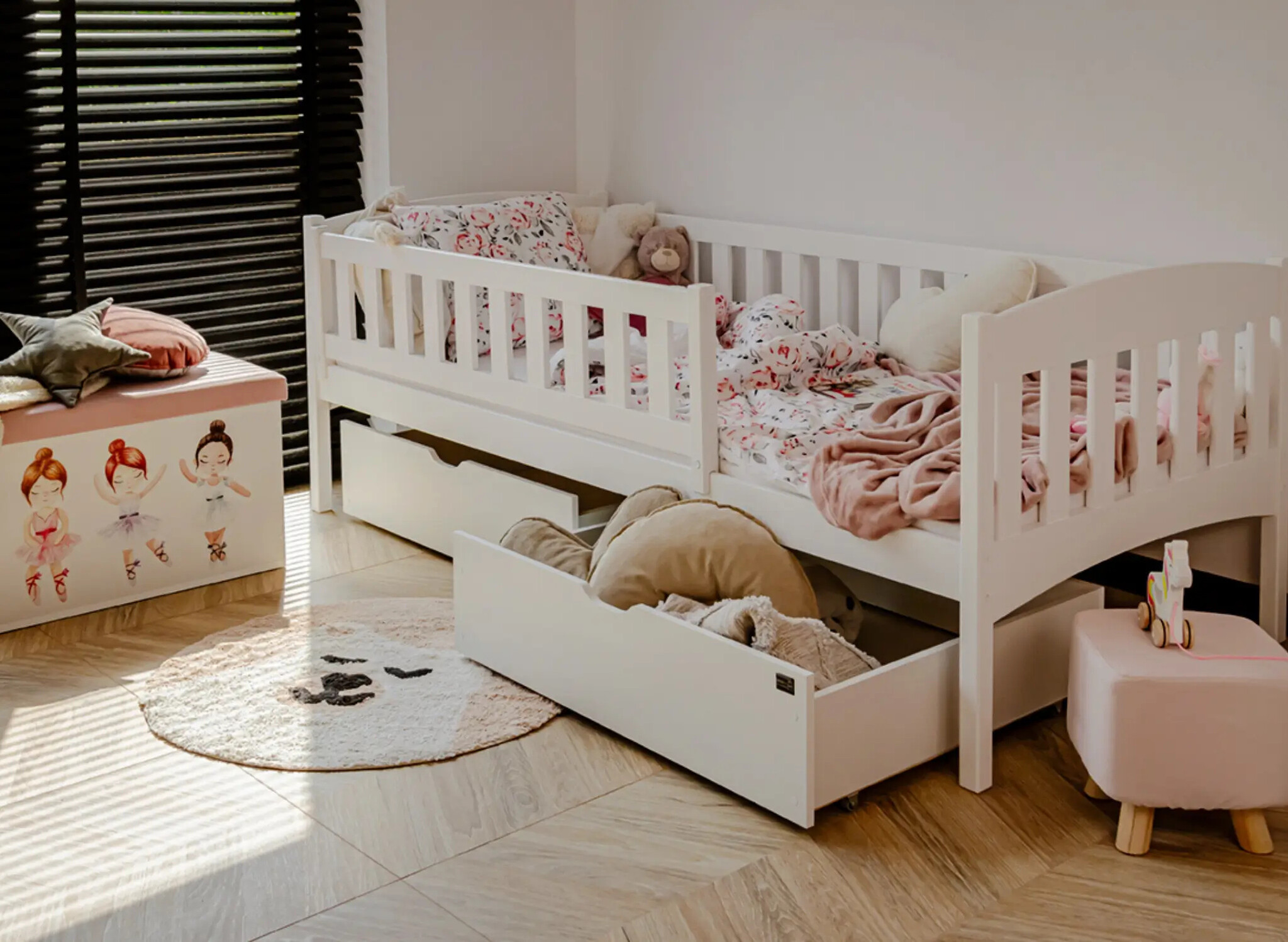 OP=OP Kajuitbed met Lade Gino - 90 x 200 Wit