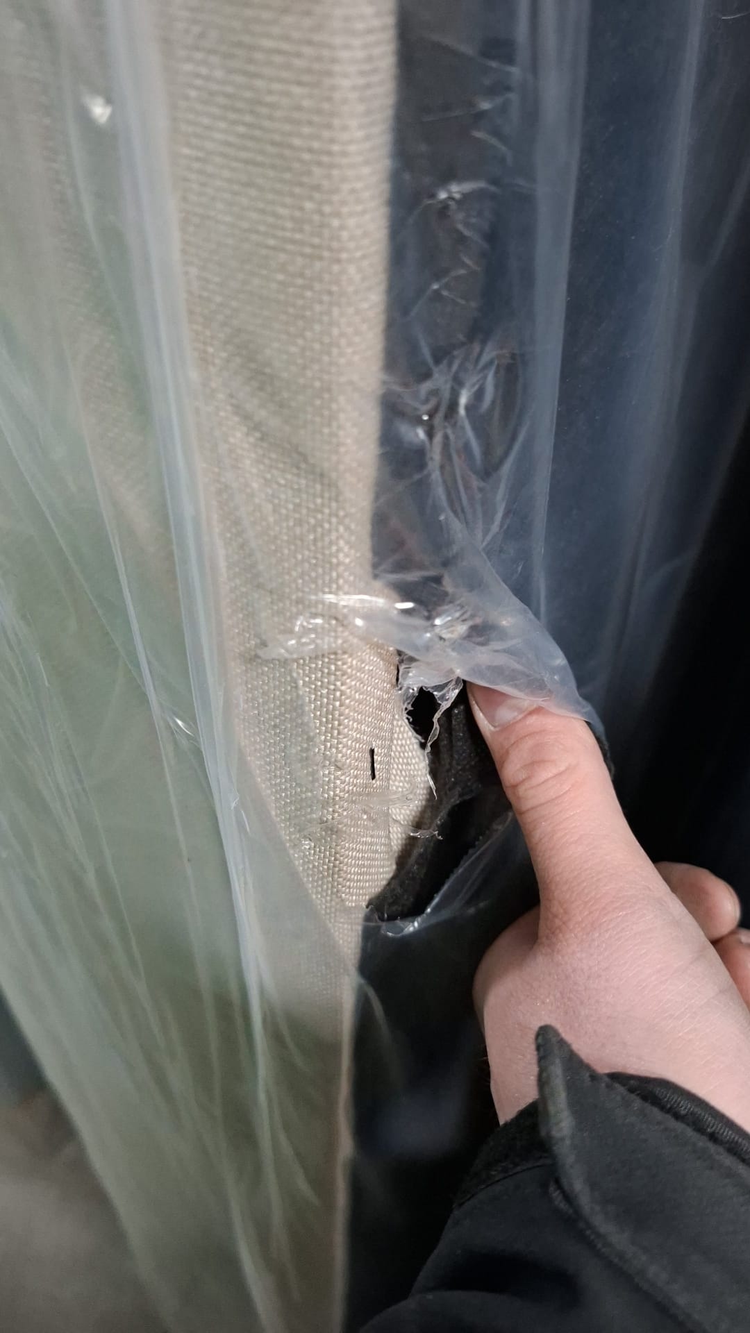 2dekans Harde Box Zonder Matras 80 x 200 Beige - (onderdoek lichte schade)