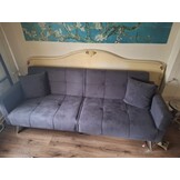 2dekans Slaapbank Bogota - Antraciet - Direct Leverbaar (Niet in originele verpakking - Kans op schade)