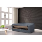 2dekans Slaapbank Verona - Moderne Slaapbank - Antraciet - Niet in originele verpakking - kans op schade