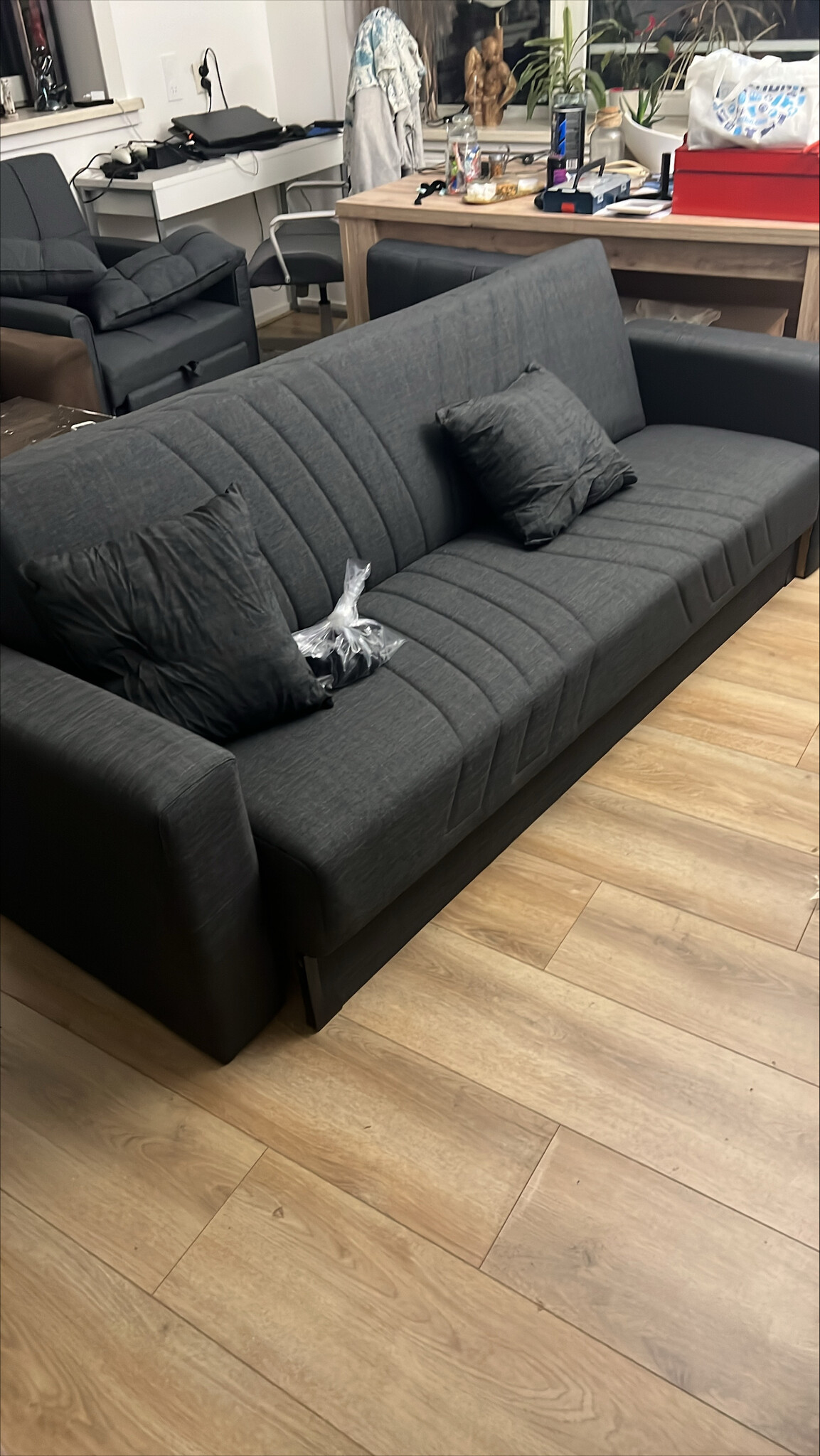 2dekans Slaapbank Verona - Moderne Slaapbank - Antraciet - Niet in originele verpakking - kans op schade