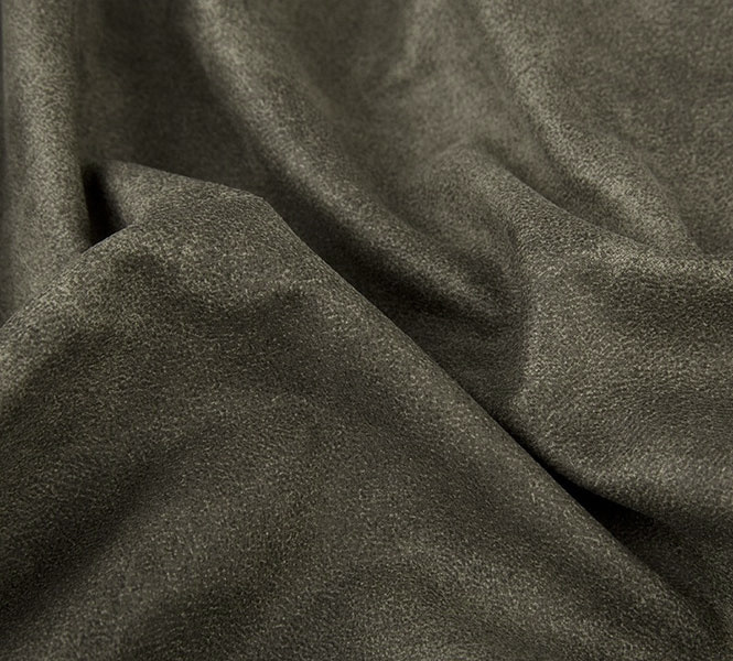 OP=OP Slaapbank met opbergruimte Nero | U-bank Rechts | Suede Mosgroen