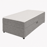 2dekans Opberg Box Links 90 x 200 Grijs - incl. Matras (Niet in originele verpakking - Kans op schade)