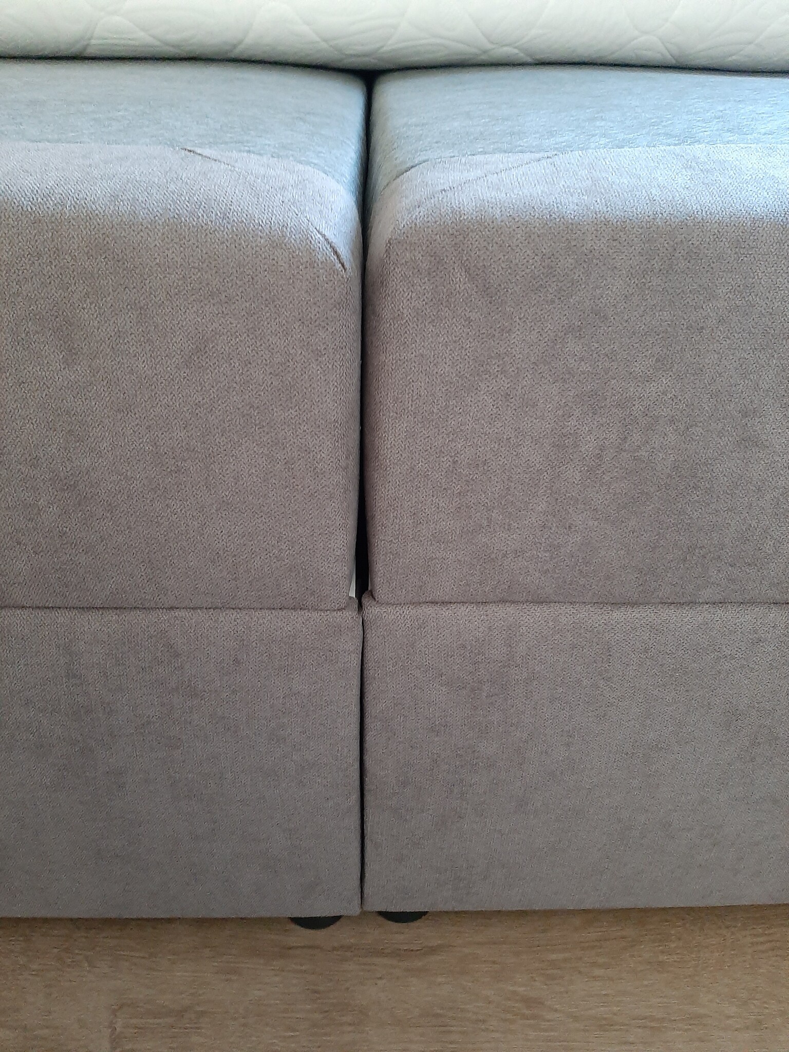 2dekans Opberg Boxspring Levi 140 x 200 Taupe - (Diverse Schades - Niet in originele verpakking - Kans op schade)