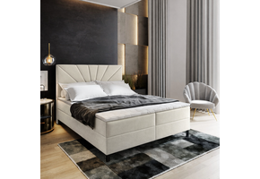 OP=OP Vaste Boxspring Sunny 90 x 200 Skaileer Wit