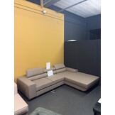 Showroommodel Slaapbank met opbergruimte Nero | L-Hoekbank Rechts Donkerbeige