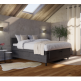 OP=OP Elektrische Boxspring Saffier 120 x 200 | Incl. Groot Stevig matras