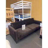 Showroommodel Zitbank Denver - Velvet Antraciet - Niet in originele verpakking - Kans op schade