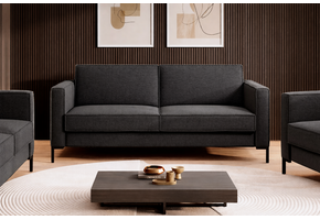 Showroommodel Zitbank Denver - Velvet Antraciet - Niet in originele verpakking - Kans op schade