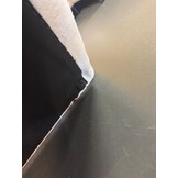 Showroommodel Fauteuil Morris - Teddy stof Wit - Pootje ingedeukt