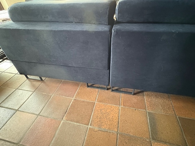 2dekans Slaapbank met opbergruimte Nero | U-bank | Velvet Zwart - (Lichte stofschade achterzijde + niet in originele verpakking)