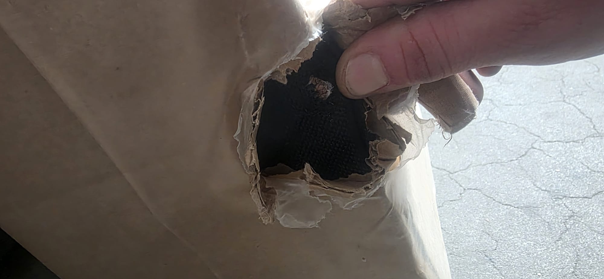 2dekans Vaste Boxspring Box Zonder Matras 80 x 200 Zwart - (stofschade- Niet in originele verpakking)