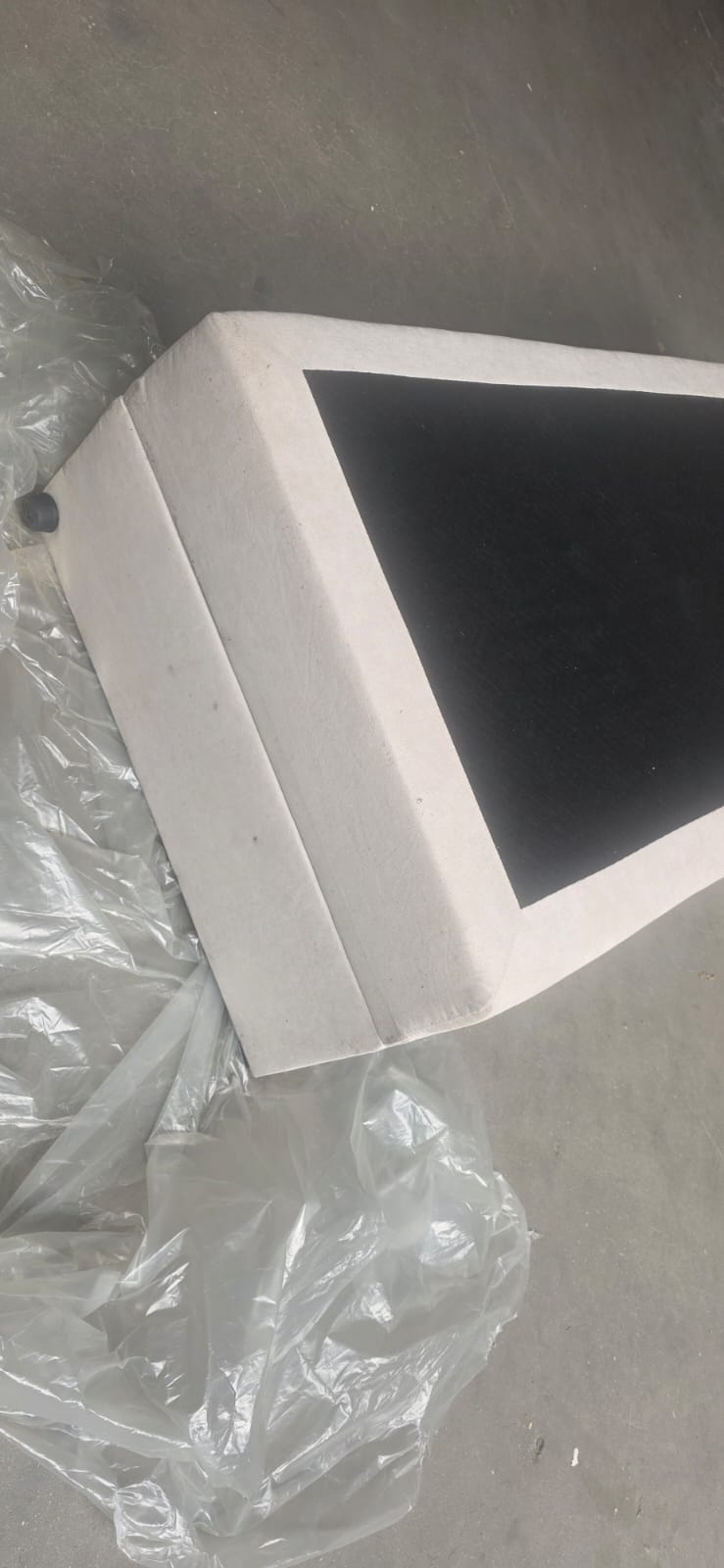 2dekans Opberg Box Links 80 x 200 Creme - incl. Matras (Vuil - Stofschade - Niet in originele verpakking)