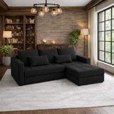 Hoekbank Kos - Slaapbank met opbergruimte - Zitcomfort Stevig