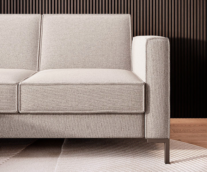 Showroommodel Hoekbank Denver | Rechts | Beige | L-Hoekbank - Niet in originele verpakking - Kans op schade