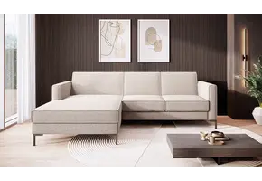 Showroommodel Hoekbank Denver | Rechts | Beige | L-Hoekbank - Niet in originele verpakking - Kans op schade