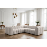 Showroommodel Hoekbank Belfast 4-Zits - 270 x 270 cm | Grijs - Niet in originele verpakking - Kans op schade