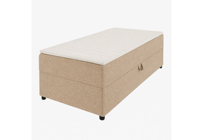 2dekans Opberg Box Links 90 x 200 Taupe - incl. Matras (Zelf monteren - Niet in originele verpakking - Kans op schade)