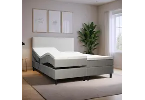 2dekans Elektrische Boxspring Basic 180 x 200 Grijs | (Kraakt - Niet in originele verpakking - Kans op schade)