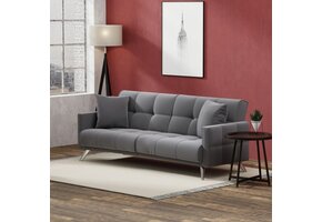 2dekans Slaapbank Bogota - Antraciet - Direct Leverbaar (Niet in originele verpakking - Kans op schade)