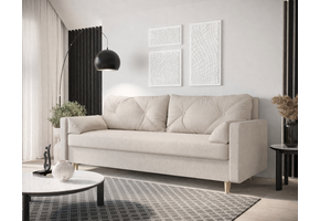 OP=OP Slaapbank met opbergruimte Aspen | Zitbank | Naturel Beige