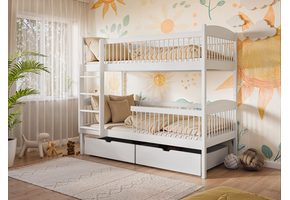 Stapelbed Lucas - Wit - Direct Leverbaar!