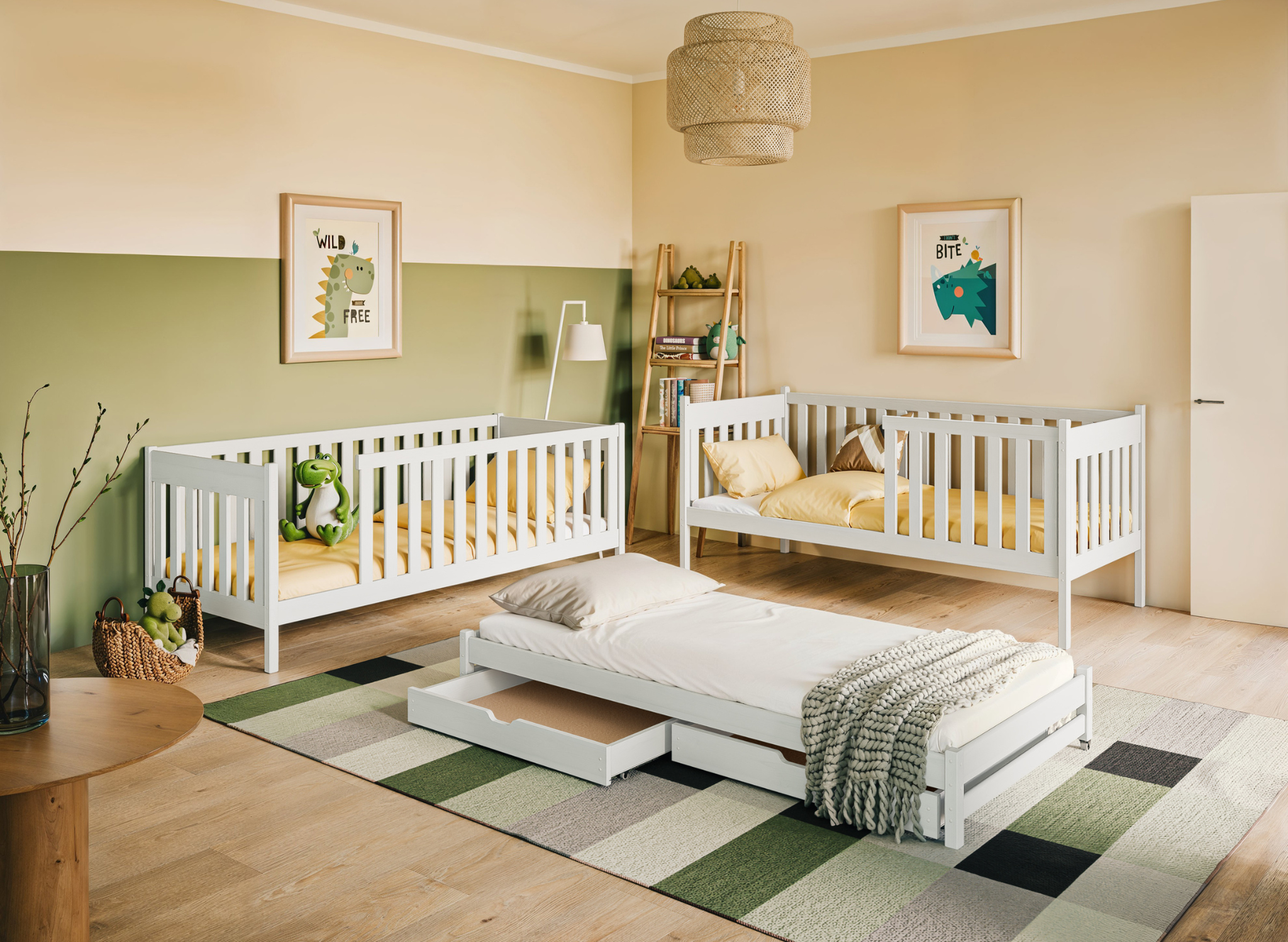 Stapelbed Emiel - Wit - Direct Leverbaar!