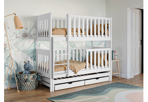 Stapelbed Emiel - Wit - Direct Leverbaar!