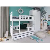 Stapelbed Kobe - Wit - Direct Leverbaar!