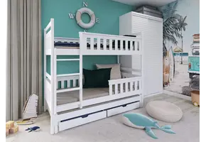 Stapelbed Kobe - Wit - Direct Leverbaar!